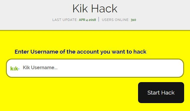 方法3、Kik Spy Hackを使用して、アンケートなしで他人のKikをハックします